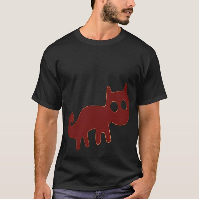 Djurfox Symbols Ancient Nazca Peru Tribal T Shirt (Framsida)