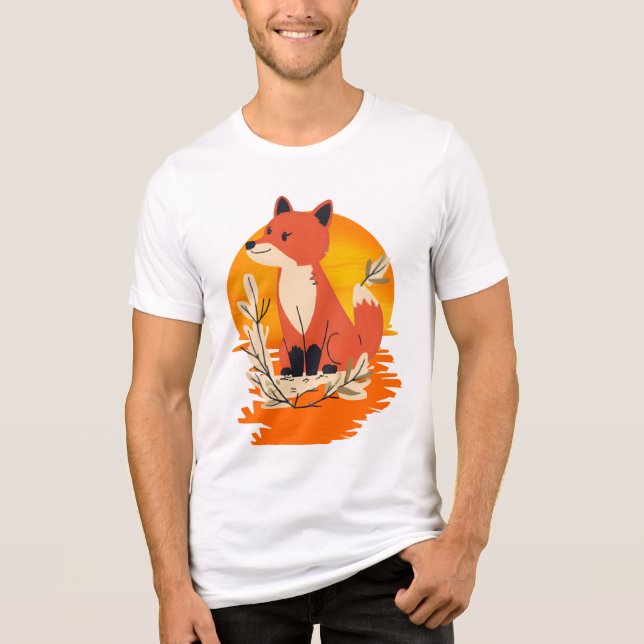 DJURFOX T NATURSKYDDAD grafik Tee (Framsida)