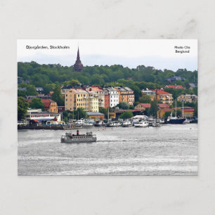 Djurgården, Stockholm, Photo Ola ... Vykort