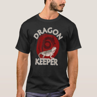 Djurgrafik med böjd dragon som bevarar reptildjur t shirt