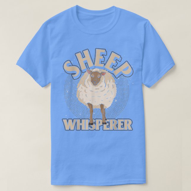 Djurhållare, husdjur, husdjur, får t shirt (Design framsida)