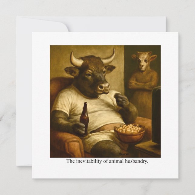 Djurhållningens oundviklighet. inbjudningar (Framsida)