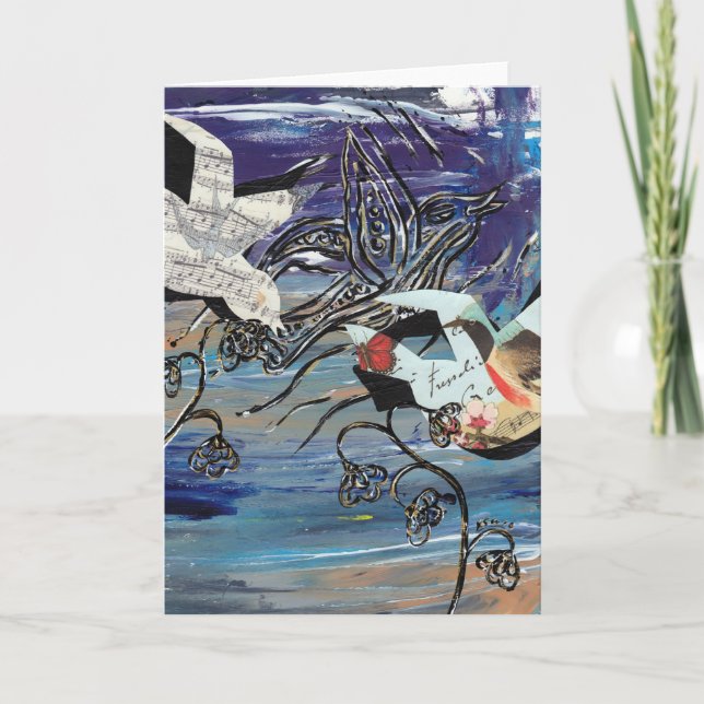 Djurhälsointyg för fåglar i sång kort (Framsida)