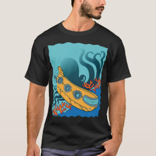 Djurhästar i Kraken ord T Shirt