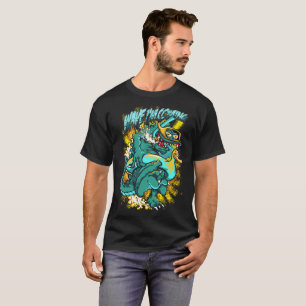 djurillustration, tryckt t-shirt present