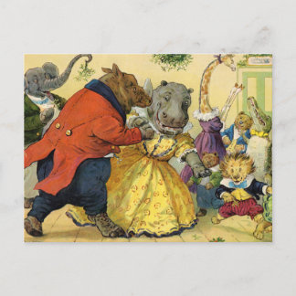 Djurjul i Boll Helg Vykort