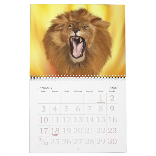 Djurkalender 2013 kalender (Jan 2027)