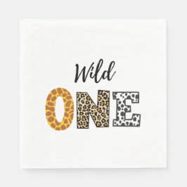 Djurkalligrafi, vit vild en pappersservett