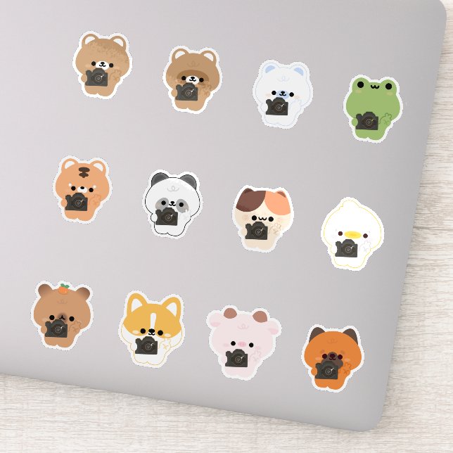 Djurkamera Klistermärken (Detalj)