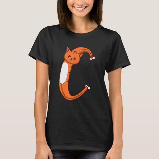 Djurkatt C skolbarn T Shirt (Framsida)