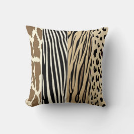 Djurkejsarfärgad Zebra Rand Pillow Kudde