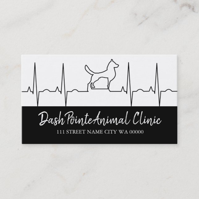 Djurklinik Djurhem Veterinär Visitkort (Framsida)