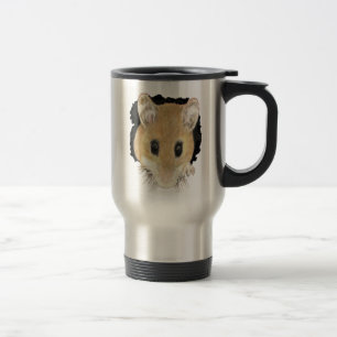 Djurkonst Cute Mouse Peeking Out Watercolor Art Resemugg