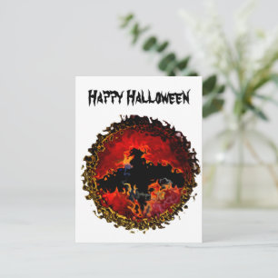 Djurkonst Spooky Fladdermus Vykort