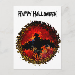 Djurkonst Spooky Fladdermus Vykort