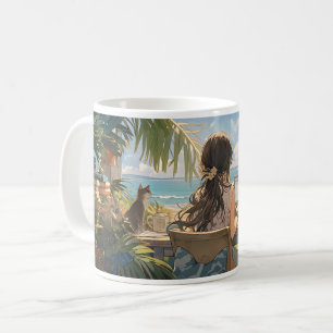 Djurkontor till havs kaffemugg