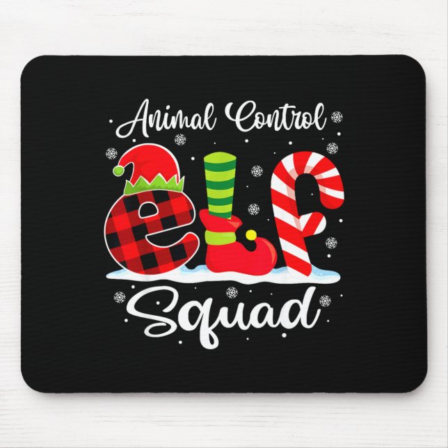 Djurkontroll Alv Squad Jul Officer Matchande Musmatta (Framsidan)