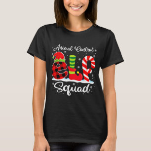 Djurkontroll Alv Squad Jul Officer Matchande T Shirt