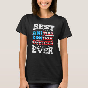 Djurkontrollansvarig 4:e fjärde juli USA:s Amer T Shirt