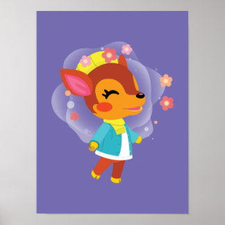 Djurkorsning av Glatt fauna Poster