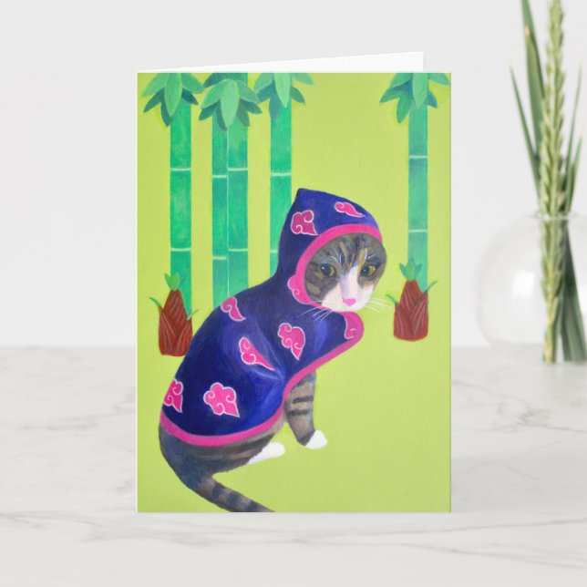 Djurkorsning, bamboaskatt kort (Framsida)