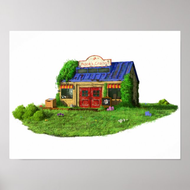 Djurkorsning - Nook's Cranny Abandoned Poster (Framsidan)