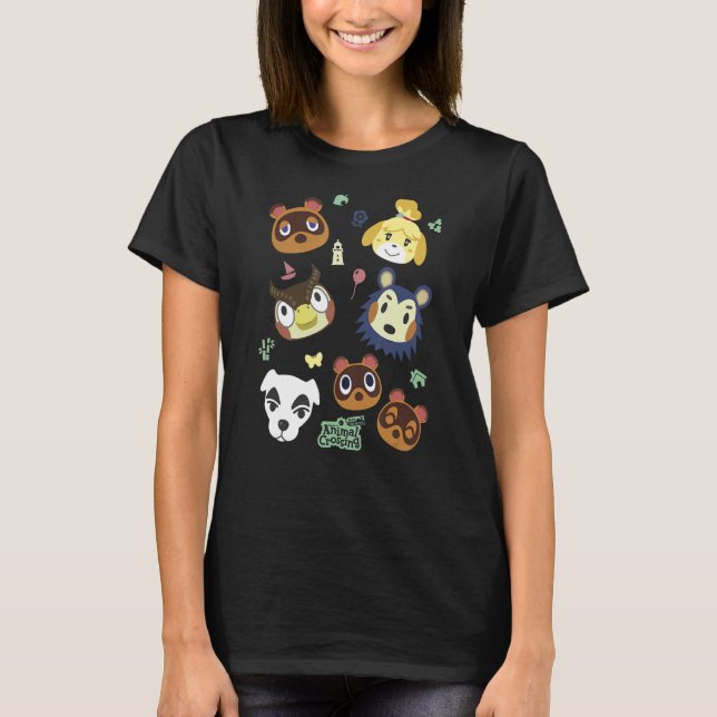Djurkorsningsgruppen Big Ansikte Poster T Shirt (Framsida)