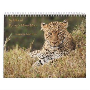 Djurliv av Kenya den MasaiMara kalendern Kalender