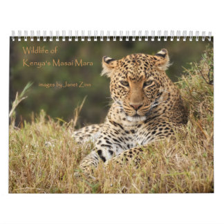 Djurliv av Kenya den MasaiMara kalendern Kalender