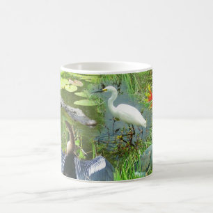 Djurliv för Florida Evergladesnationalpark Kaffemugg