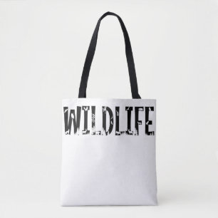 Djurliv utomhus Djur Natur Forest Typography Tygkasse