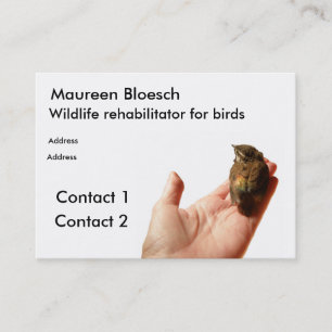 Djurlivrehabilitator Visitkort