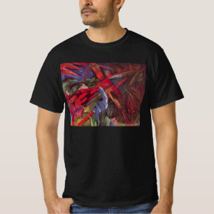 Djurmaten av Franz Marc, Vintage Cubism Art T-shirt