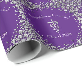 Djurmedicinsk Examen Lila Silver Presentpapper