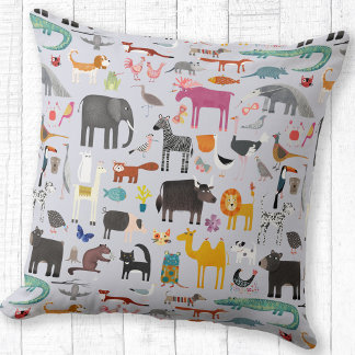 Djurmenagerie Reversible Kudde