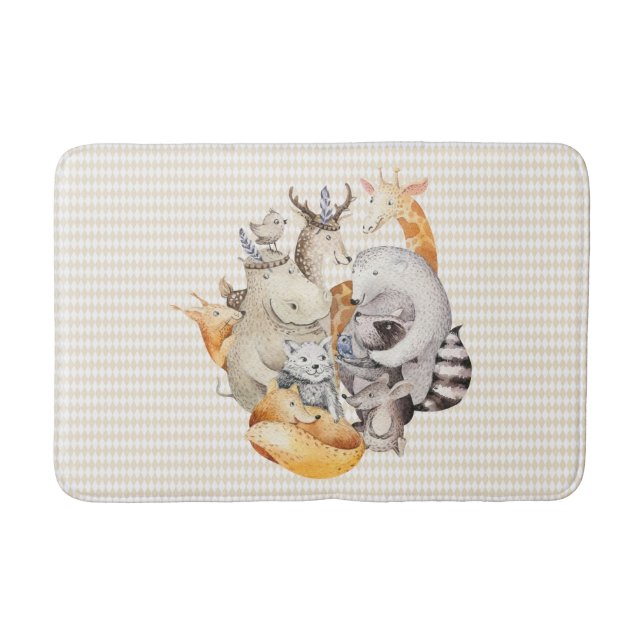 Djurmenyn Badrumsmatta (Framsidan)