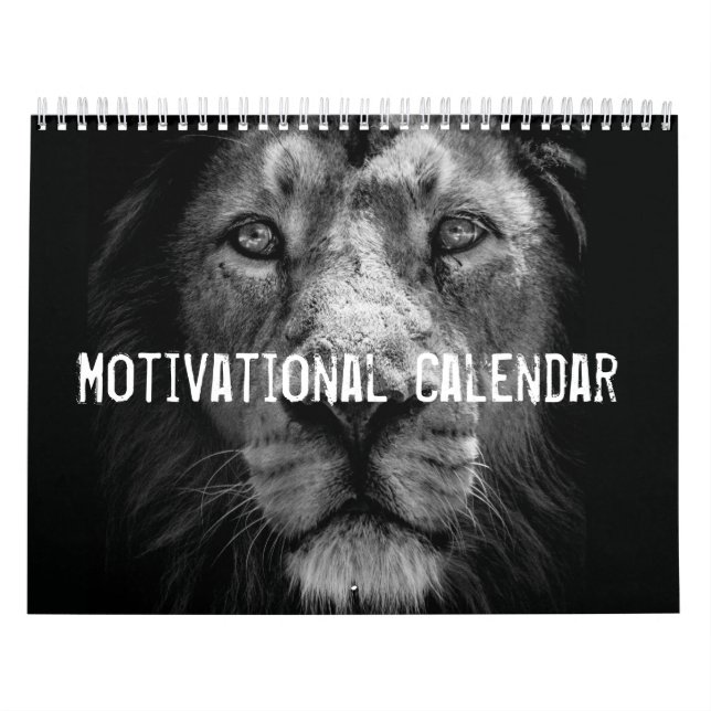 Djurmotivation - Gym Hustle Inspirational Kalender (Omslag)