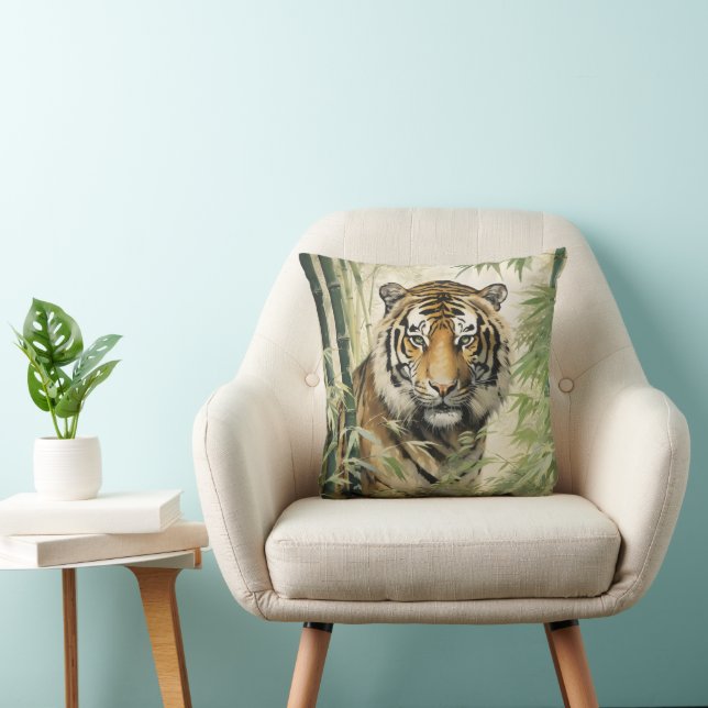 Djurnatur Tiger Bamboo Kudde (Stol)