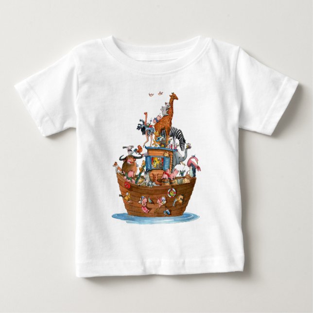 DjurNoahs ark - babyT-tröja Tee Shirt (Framsida)