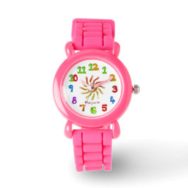 Djurnummer Sol Rosa Personalize Wrist Watch Armbandsur