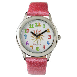 Djurnummer Sol Rosa Personalize Wrist Watch Armbandsur
