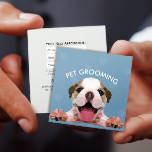 Djuromsorg grooming Bathing Food Salon med låg pol Tidsbeställning Kort