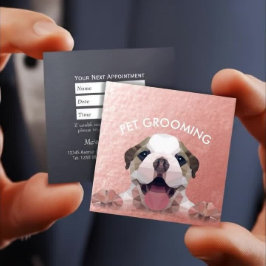 Djuromsorg grooming Bathing Food Salon med låg pol Tidsbeställning Kort