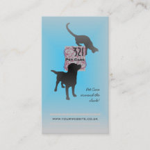 Djuromsorg/Pet-webbplats (blå version)