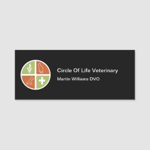 Djuromsorg veterinärpersonal Namn bricka Namnbricka