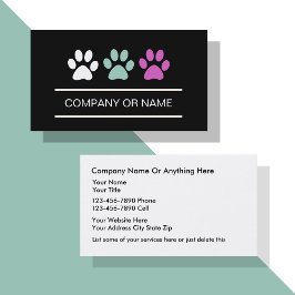 Djuromsorga Affärskort Visitkort