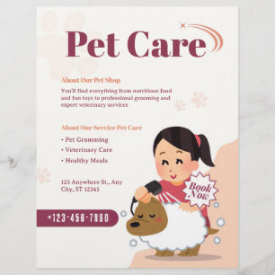 Djuromsorga - Pet Sitta Services Business Reklamblad