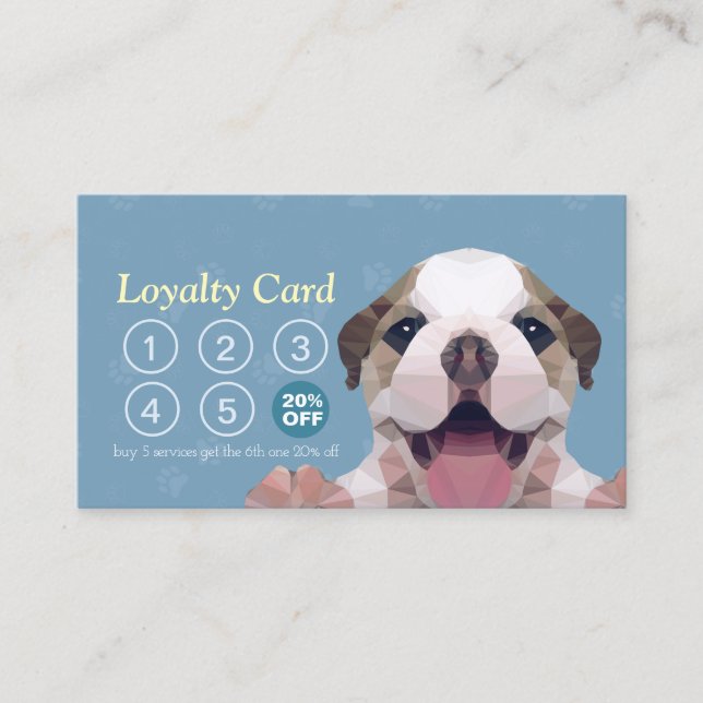 Djuromsorga Sitta Bathing & Grooming Loyalty Slår Lojalitetskort (Framsida)