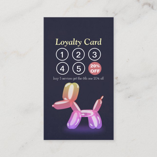 Djuromsorga Sitta Bathing & Grooming Loyalty Slår Lojalitetskort (Framsida)