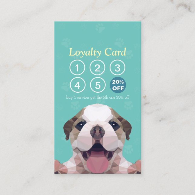 Djuromsorga Sitta Bathing & Grooming Loyalty Slår Lojalitetskort (Framsida)